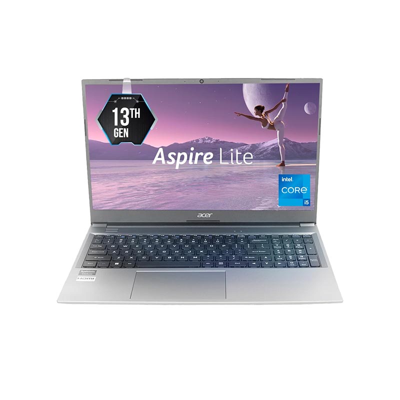 Picture of Acer Aspire Lite - 13th Gen Intel Core i5-1334U 15.6" (39.6 cm) AL15-53 Thin & Light Laptop (16GB/ 512GB SSD/ Full HD Display/ Backlit Keyboard/ Intel UHD Graphics/ Windows 11 Home/ 1Year Warranty/ Steel Gray/ 1.59 Kg)